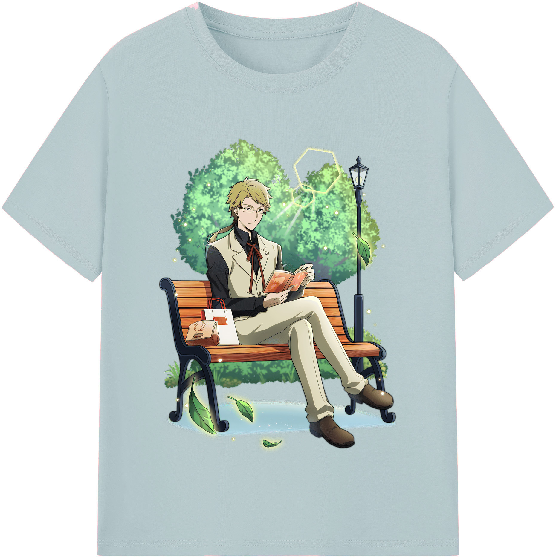 （画像用） 文豪ストレイドッグス Bungo Stray Dogs 綿100％半袖Tシャツ（フロントプリント）